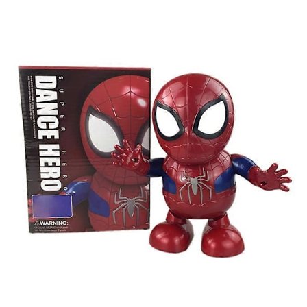 Dansende Superhelt Legetøj Actionfigur Mand Robot Legetøj med Lys Musik Interaktiv Pædagogisk Gave Til Børn (FMY) Type 3