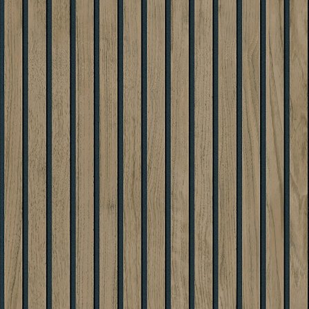 Panacea Wood Slats Tapet Valnød Belgravia 1157