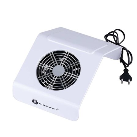 Dammuppsamlare / utsug - 858-2A - 40 watt - Vit