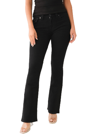 True Religion Becca Mr Bootcut Jeans Dam Svart 27