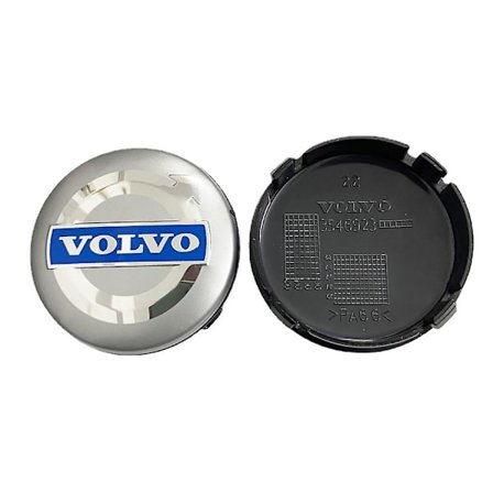 4st för volvo bil navkapsel navetikett abs plastlock 64mm