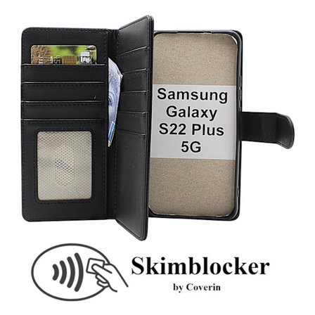 Skimblocker Samsung Galaxy S22 Plus 5G XL Plånboksfodral