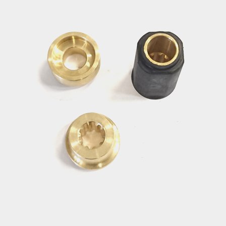 Solas Rubex Nav Propellernav Kit i Mässing och Gummi för Båtmotorer, Guld och Svart, Slitstark och Enkel Installation