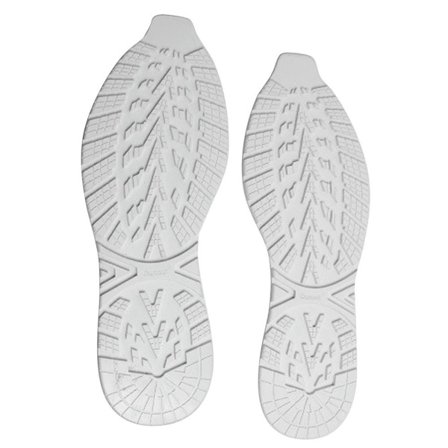 1Pari DIY-vaihtokenkiä Paksutetut kumipohjat VALKOINEN - korkea laatu