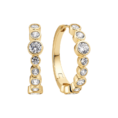 Sif Jakobs Jewellery Örhängen Sardinien Creolo Dam Guld ONESIZE