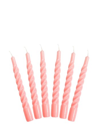 Kunstindustrien | Twisted Candles, 6 Piece Box | ONE SIZE