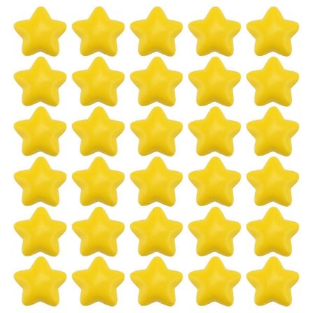 30 stk. stjerne stressball bulk stressballer mini skum stressball [YATOY]