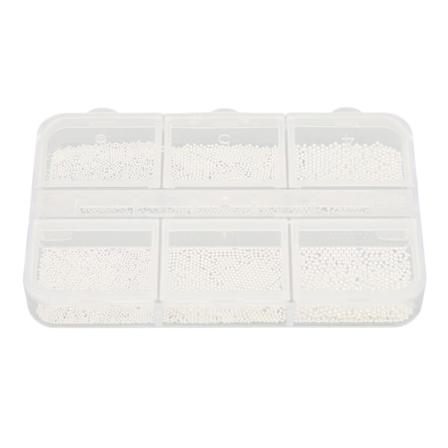 Kynsien koristeluhelmet Kotisalonki Hieno DIY Metalli Mini Kynsihelmet Koristelu Kynsiartistille Aloittelijalle Hopea