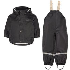 Kuling San Marino Recycled Rain Set Always Black 74/80 cm - Clothing sets - 74/80 cm - Black
