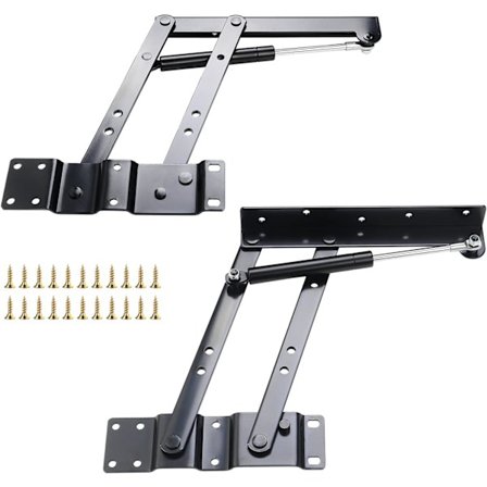 1 par lyftmekanism för soffbord, soffbordshårdvara, fjäder