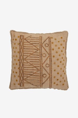 Bloomingville - Tyyny Taranto - Ruskea - Koristetyynyt & tyynynpäälliset - 45X45 - - Homeroom