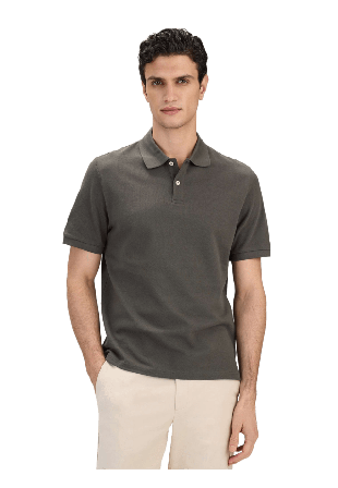 John Henric Cotton S/s Jersey Polo Piké (ola) T-shirts Herr Grön XXL