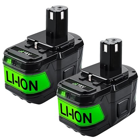 Ryobi 18V Ersättningsbatteri, Finns i 6000mAh och 9000mAh, Li-ion Teknik,2ST 9.0Ah