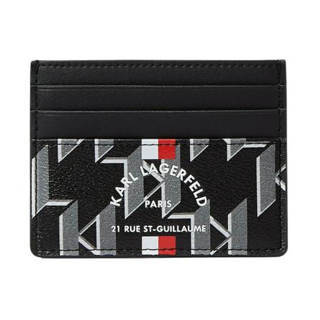 Karl Lagerfeld Rsg Monogram Wallet , Zwart , Dames , Maat: ONE Size Portefeuilles