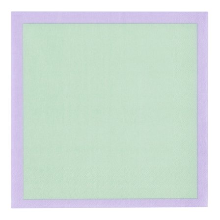 Iittala Play Paperilautasliina 33x33cm, minttu/liila