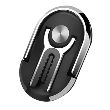 Biltelefonholder Fri Hånd Vinkeljusterbar Stram Hold Letvægts Biltelefonmontering Sort