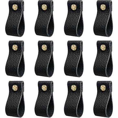 Dame Vinter Peruviansk Lue med Øreklaffer, Skiluer, Snøluer, Strikket Fleeceforet med 3 Dusker (svart)