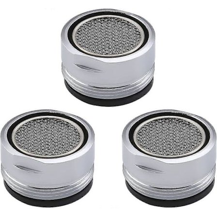 Luftare M24 Dyse Kran Sil Filter Kran Sil For Beslag Luftare Polert Krom 3 Deler