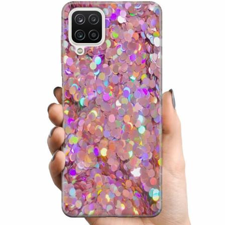 Samsung Galaxy A12 Tpu Mobilskal Glitter