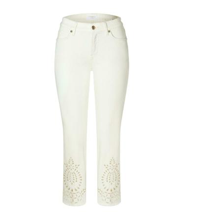 Cambio Bukser Paris straight Hvid, Dame