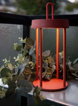 Aurora oppladbar lanterne liten - oransje