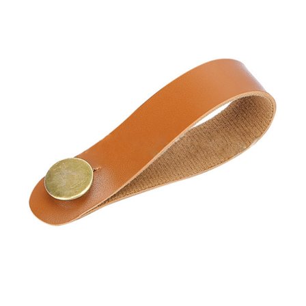 Läder gitarrrem Knapp Headstock Adapter Tie för akustisk, ukulele och mandolin