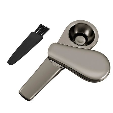 Elegant och vacker zinklegeringsskedrör, kompakt och lätt, present till samlare och fäder