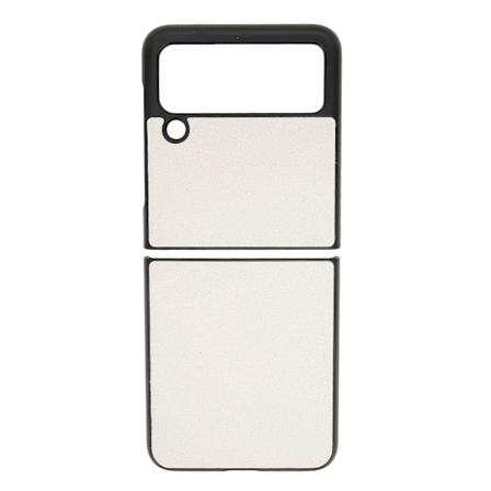 Blank Telefondeksel for Galaxy Z FLIP 3 - Skinnende og Elegant, Beskytter Mot Støt, Hvit