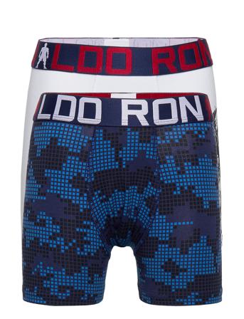 Cr7 Boys Trunk 2-Pack Night & Underwear Underwear Underpants Multi/mönstrad CR7