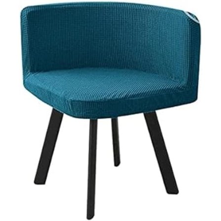 (blå)Skandinaviske fløyelsstoletrekk 1 stk Hvit Kontor