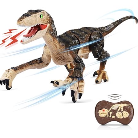 Fjernstyrte dinosaurleker for barn, 2.4G elektronisk RC