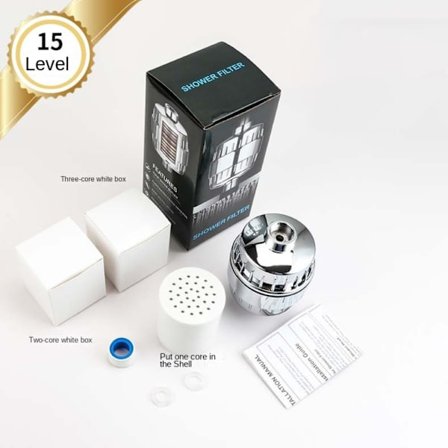 Duschvattenfilter Duschvattenrenare 1 MASKIN & 3 FILTER