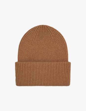 Merino Wool Hat - Sahara Camel - One Size