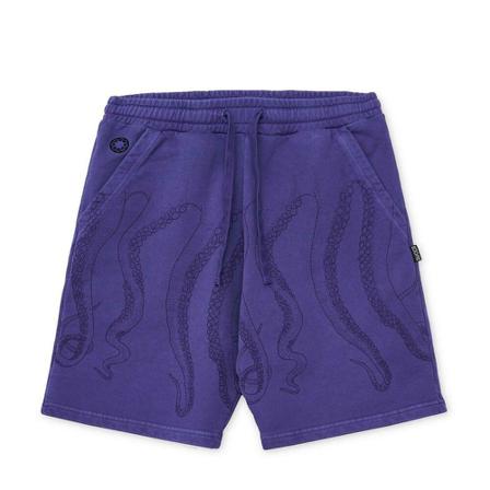Octopus Dyed Sweatshort Lilla, Herre