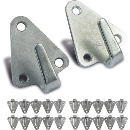 20 stk. Tre-Huls Tarp Kroge - Net Kroge, Trailer Kroge, Perfekt til at Sikre Trailer Net og Tarp