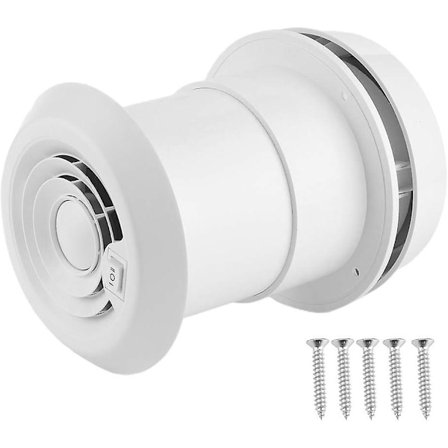 24v Rv-fläkt - 24v takventilationsfläkt för husbil, husvagn, kraftfull tyst vägg- och takmontering abs husvagnstakventilation extra