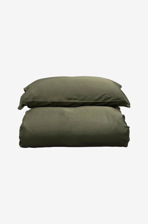 Borås Cotton - Bäddset Bliss - Grön - Påslakanset - 230X220 - Från Homeroom