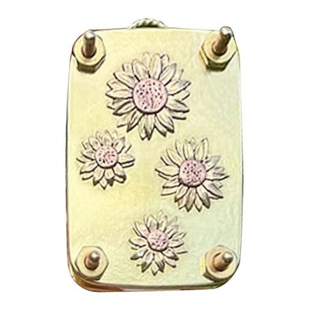 Mikro Blomsterpresse Sæt Bærbar Metal Blomsterpresse Værktøj med 10 Stykker Tørrepapir til Planter