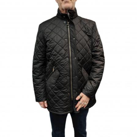 Barbour Down Jakke Sort, Herre
