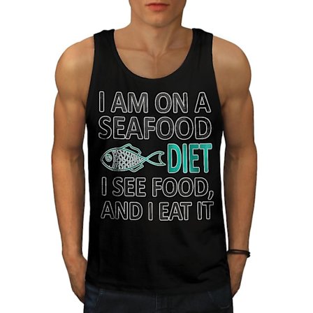 Diet mat ordspråk Roliga män linne