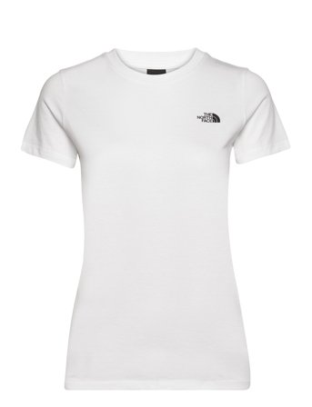 The North Face W Ss Sd Slim Tee - White - XS