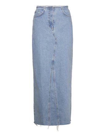 Mango | Long Denim Skirt | S