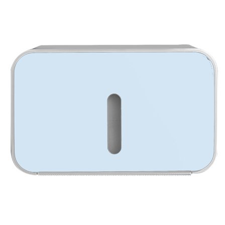 Veggmontert Tørkepapirdispenser Blå Multifunksjonell Oppbevaringsboks for Ansiktsservietter til Bad