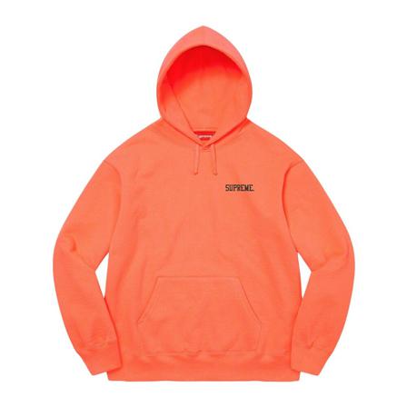 Supreme, Hoodies Oranje, Heren, Maat:L