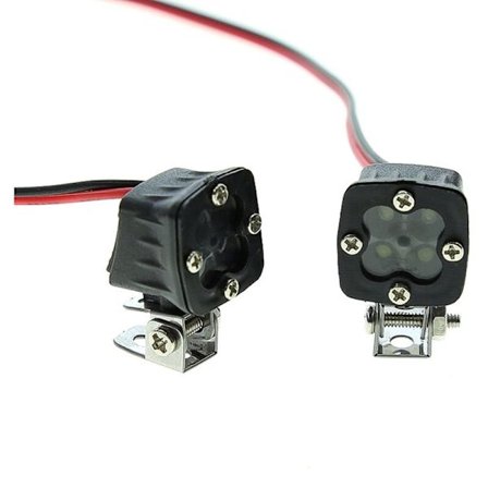 Fjernbetjening Bil Forlygter Projektor til 1/10 RC Crawler Axial TRX4 TRX6 SCX10 90046 Wraith RR10 Redcat