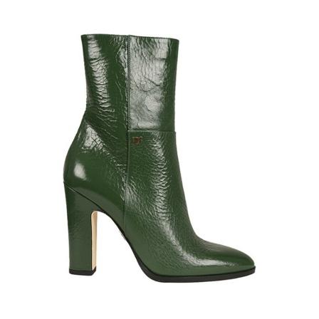 Dsquared2, Boots Groen, Dames, Maat:37 EU,leer