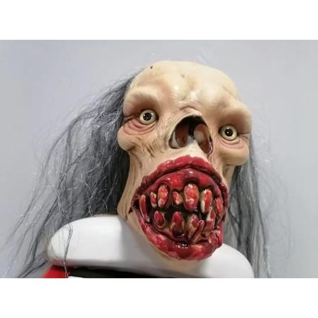 Halloween Lig-ædende maskebold Charlie horror latex maske performance rekvisitter sjov sjov hovedbeklædning 6