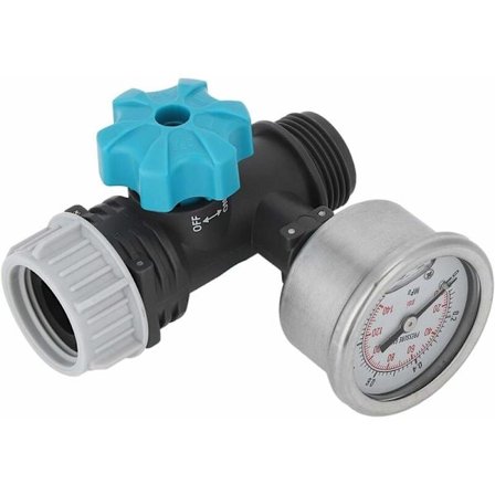 Trykkreduserende ventil trykkreduserende ventil vanntrykkregulator 8.5x4.7cm vanntrykkregulator for hage,(1stk)