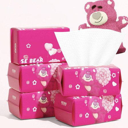 IC 100ST Naturlige engangs ansiktskluter Reise Ansiktsrens Vi