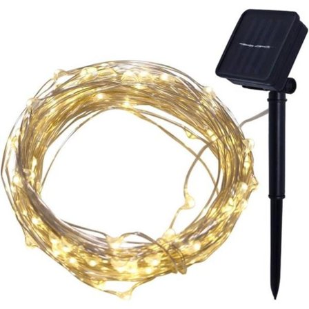 EisEyen 4M 40 String Lights Solcellsbelysning Utomhus Micro LED Fe-ljus Tråd